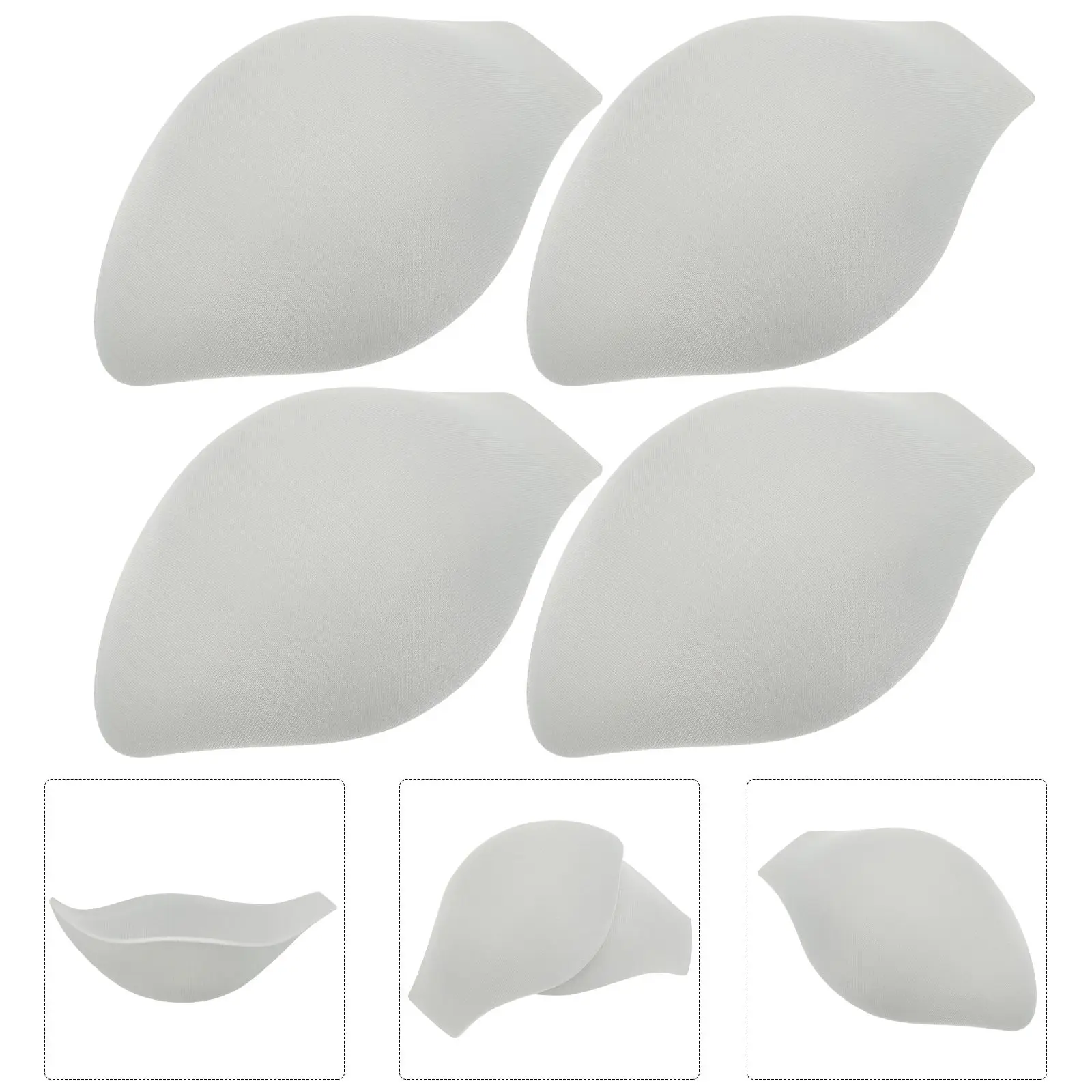 4 Pcs Enhancing Pads Mens Bulge Enhancing Underwear Bulge Lightweight Flexible Underwear Pad Gray