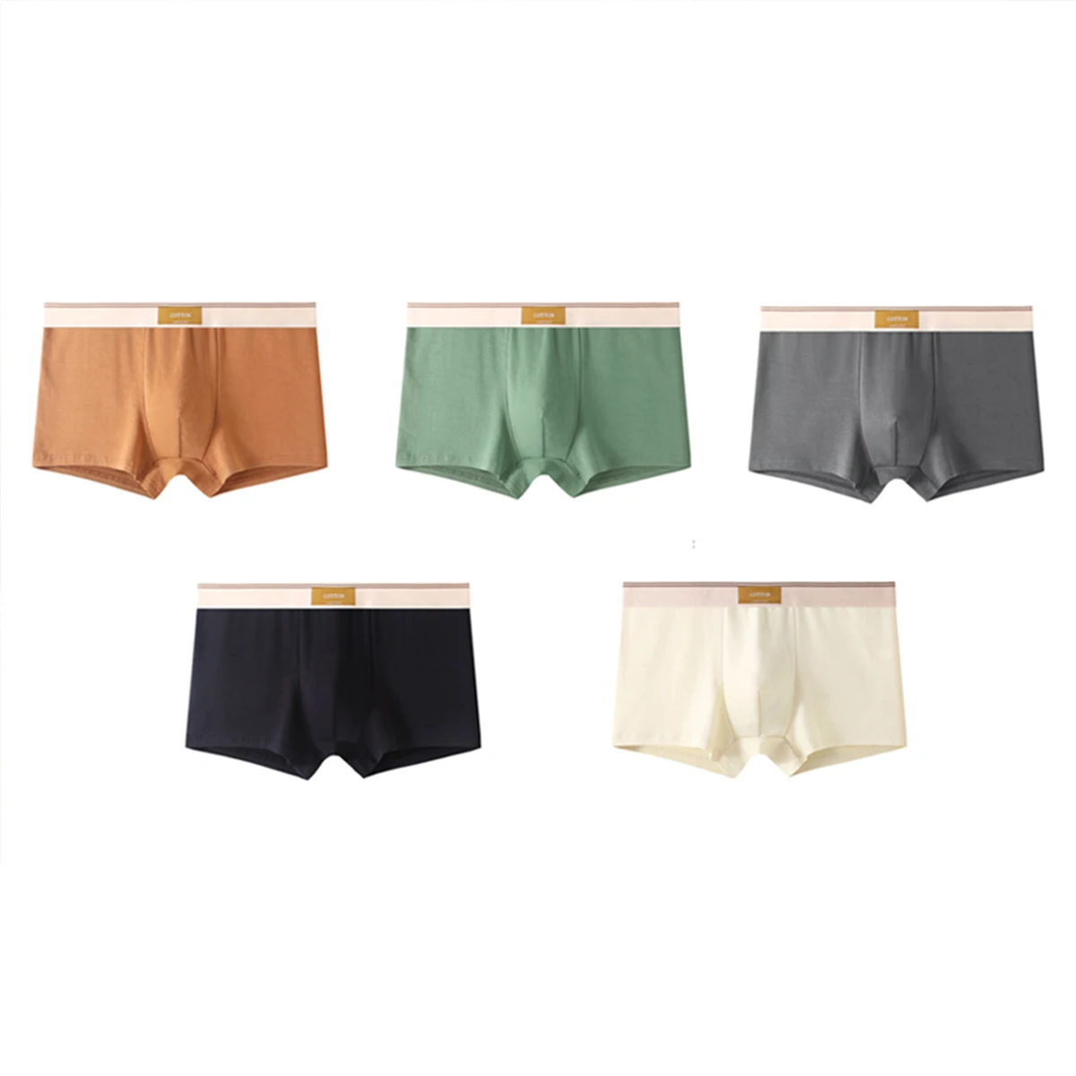 4 pcs Men Underwear Cotton BoxerShorts Man Breathable Underpants Sexy Sports Comfort Male Boxers Size L-4XL