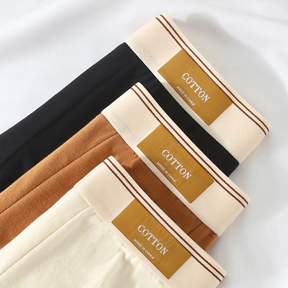 4 pcs Men Underwear Cotton BoxerShorts Man Breathable Underpants Sexy Sports Comfort Male Boxers Size L-4XL