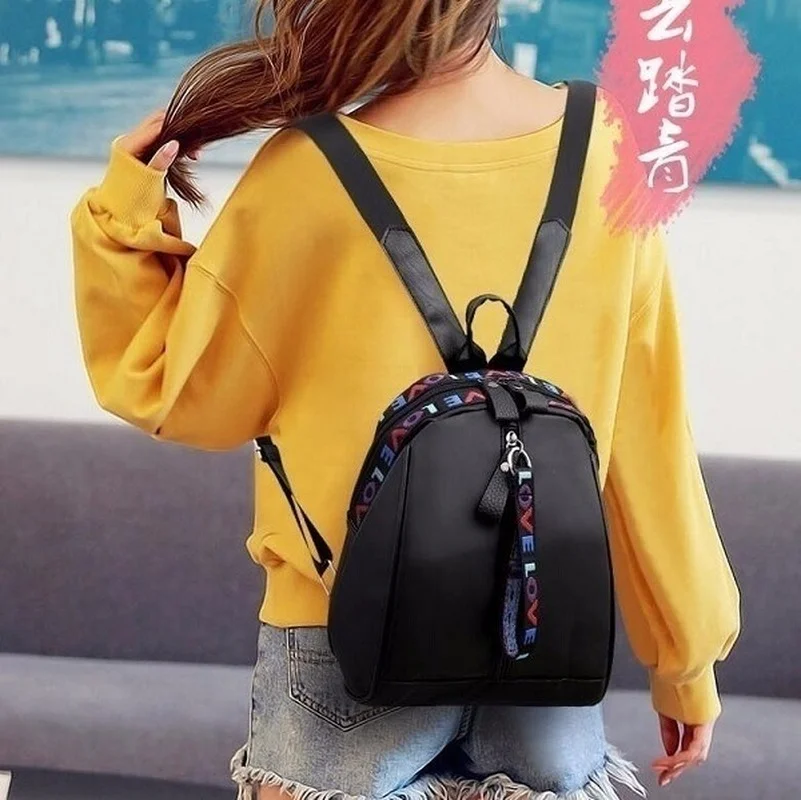 Mini Men's Backpack Fashion Small Black Shoulder School Bag for Man Canvas Designer Waterproof Sports Travel Male Backpacks