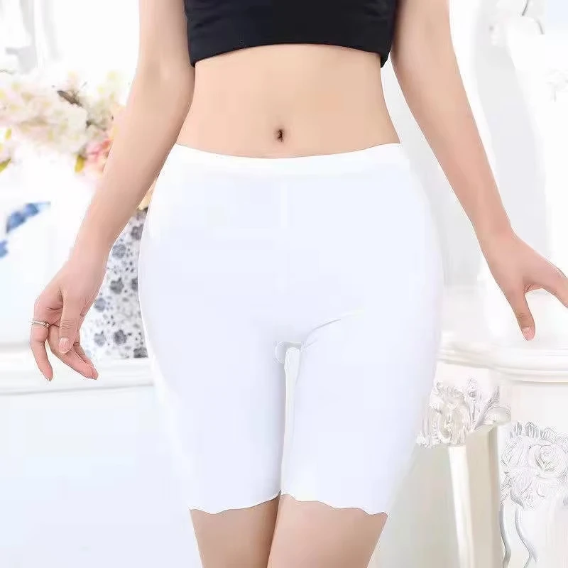 Seamless Safety Short Pants Summer Women Plus Size Boxers For Female Anti Rub Safety Shorts Under Skirt Panties Underwear 3XL