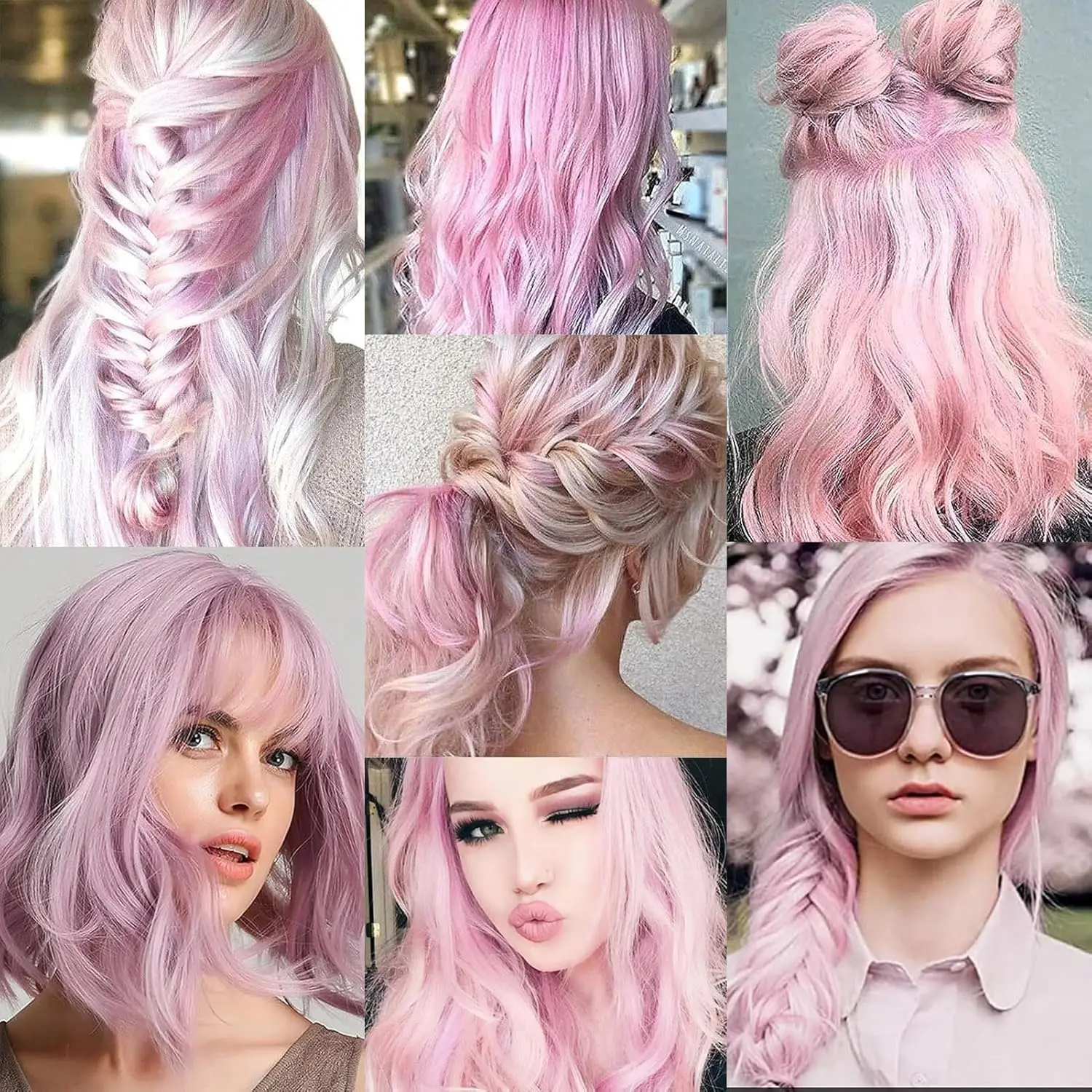 12 PCS Long Straight Synthetic Black Hair Extensions Clip in Colored Party Highlights Hairpieces for Women Kids Girls Halloween