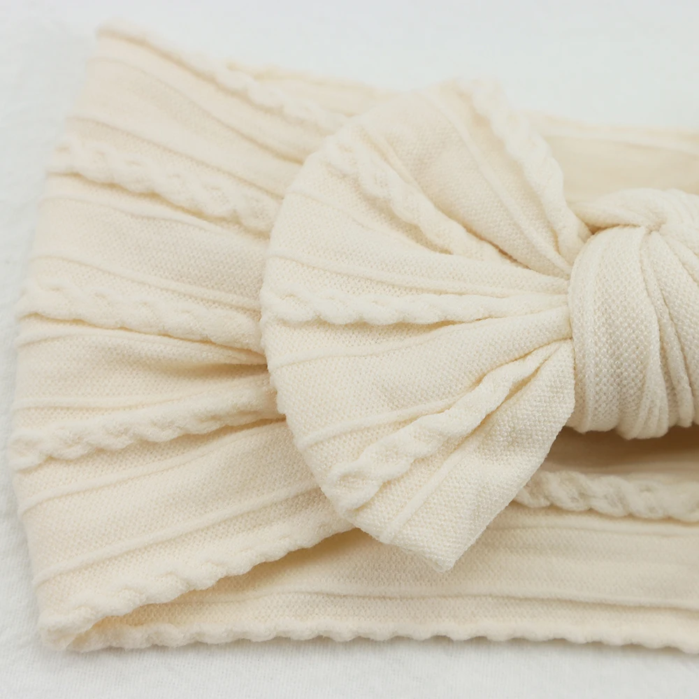 5Pcs Baby Girl Headbands Lot Baby Bow Headband Newborn Gift Elastic HairBands Children Turban Kids Infant Hair Accessories