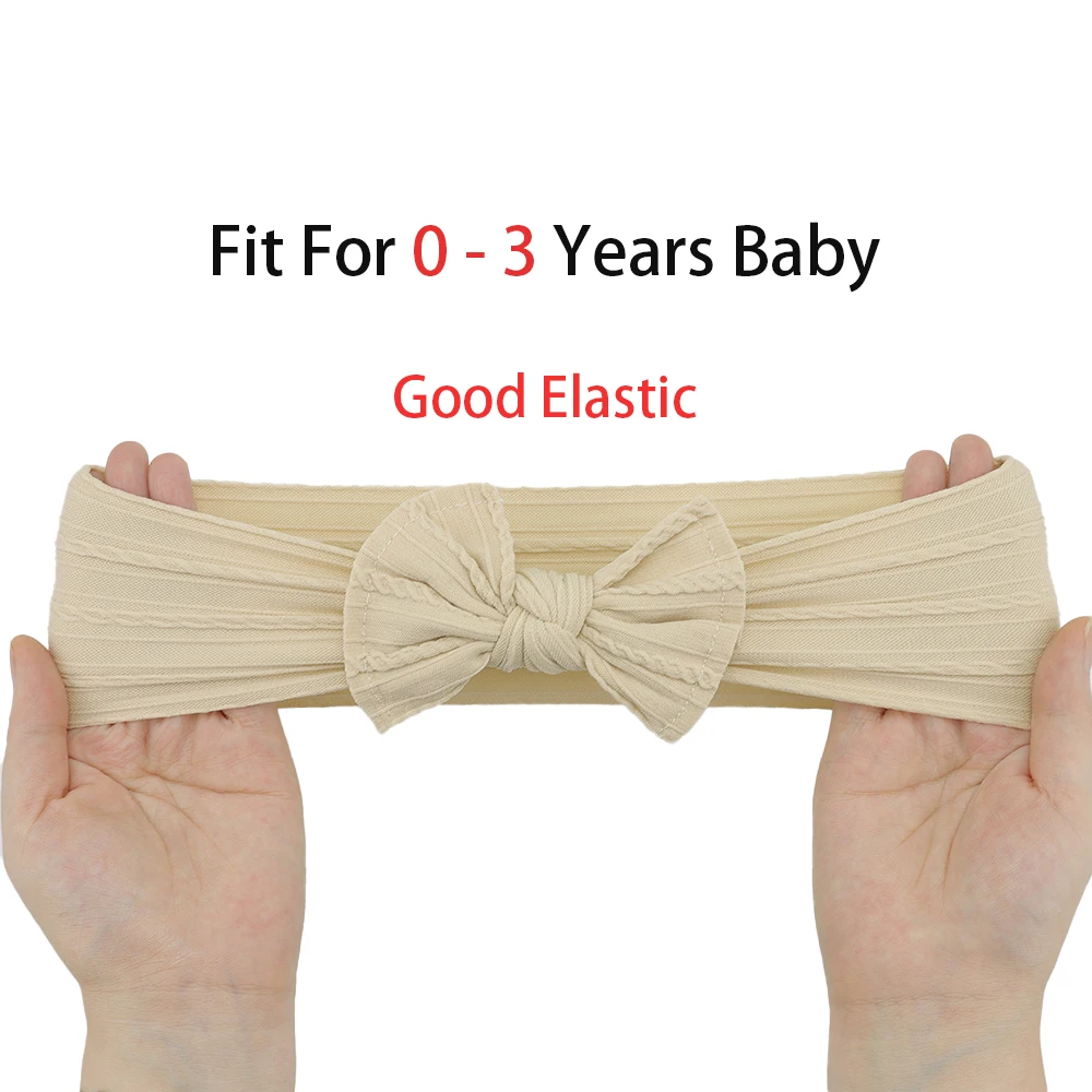 5Pcs Baby Girl Headbands Lot Baby Bow Headband Newborn Gift Elastic HairBands Children Turban Kids Infant Hair Accessories