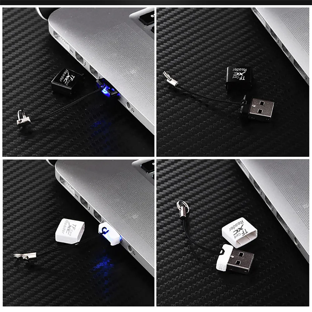 Mini USB TF Card Reader USB 2.0 Mobile Phone Memory Card Reader High Speed CardReader USB Flash Adapter For Laptop Accessories