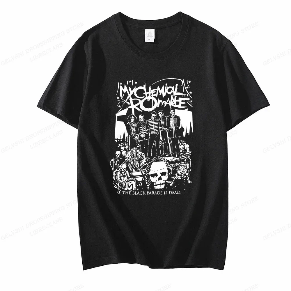 My Chemical Romance T Shirt Women Fashion T-shirts Cool Hip Hop Men Tshirt Casiual Summer Vintage Anime Unisex Top Tee
