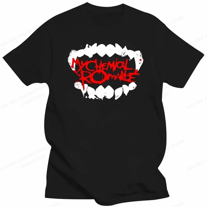 My Chemical Romance T Shirt Women Fashion T-shirts Cool Hip Hop Men Tshirt Casiual Summer Vintage Anime Unisex Top Tee