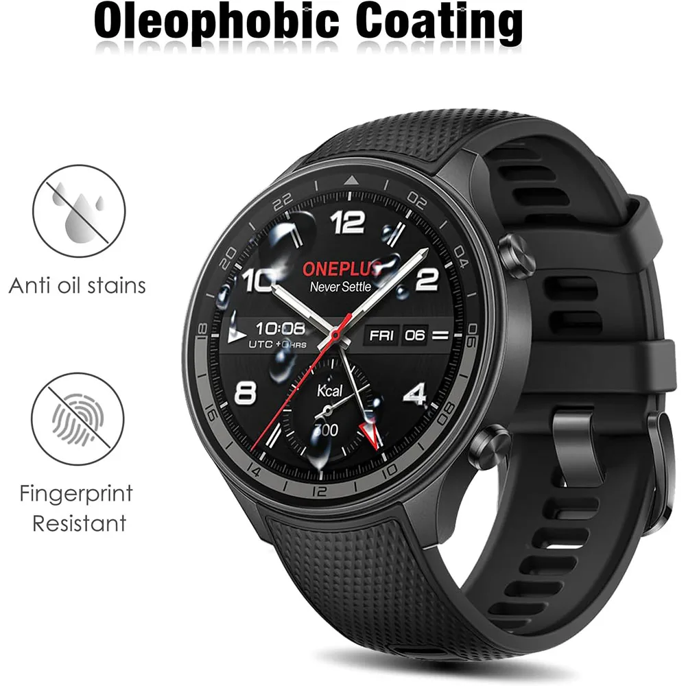 3PCS Tempered Glass Films Guard for Oneplus Watch 3/ OnePlus Watch 2R Screen Protector Protective Glass Film Accessories