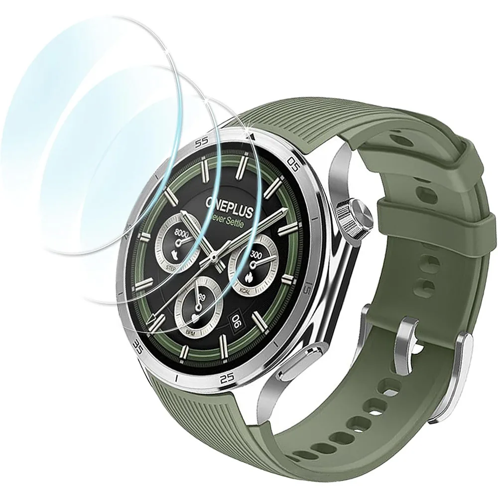 3PCS Tempered Glass Films Guard for Oneplus Watch 3/ OnePlus Watch 2R Screen Protector Protective Glass Film Accessories