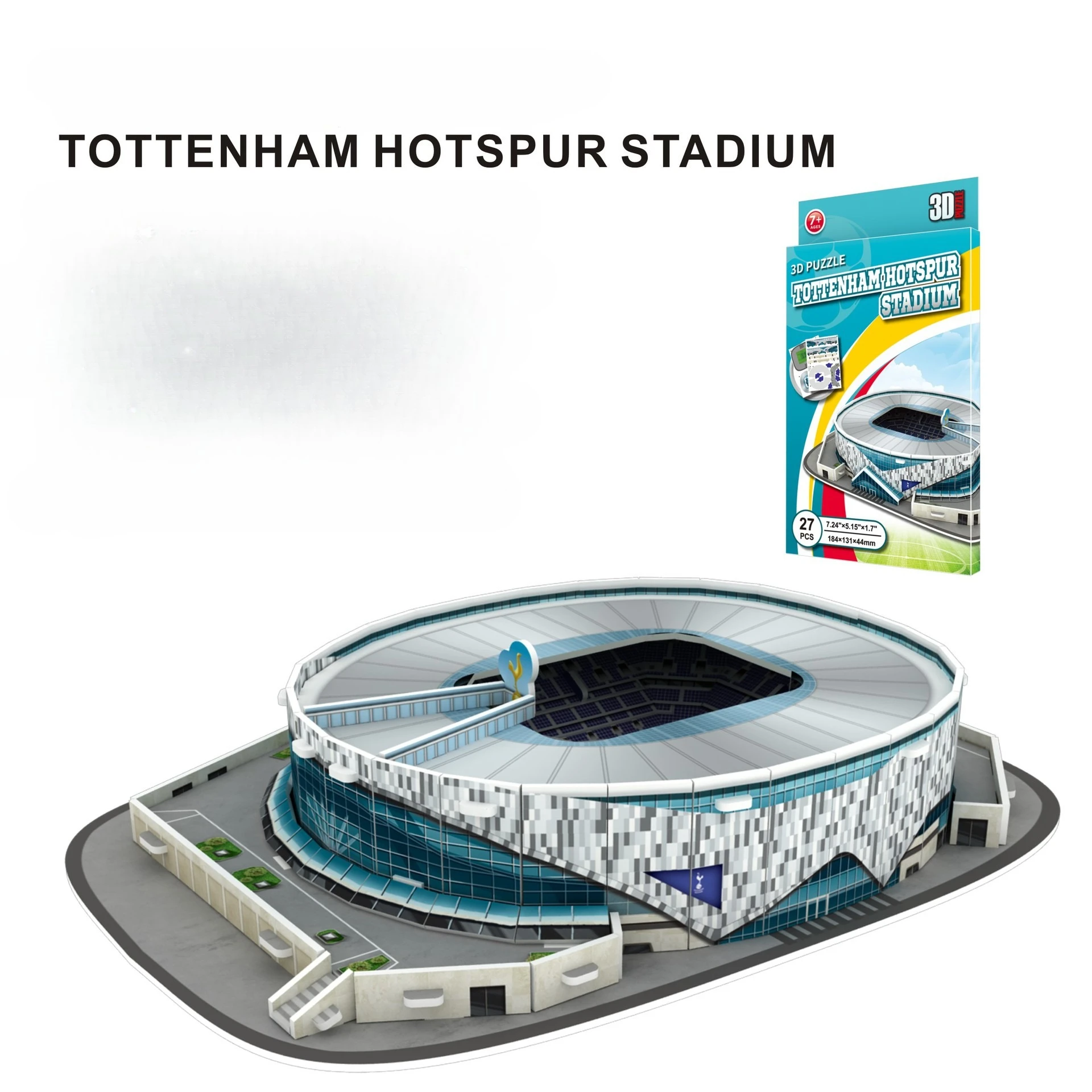 3D Stadium Puzzle Bernabeu Camp Nou Anfield Stadium League Football Stadium Model, Famous Buildings Children's 3d Puzzle Toys