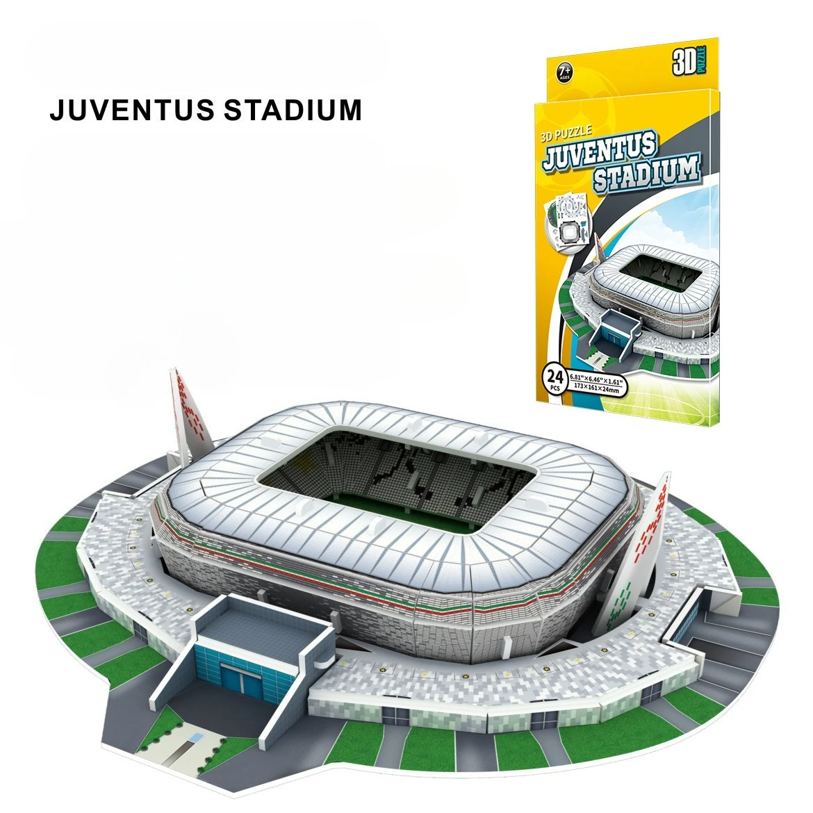 3D Stadium Puzzle Bernabeu Camp Nou Anfield Stadium League Football Stadium Model, Famous Buildings Children's 3d Puzzle Toys