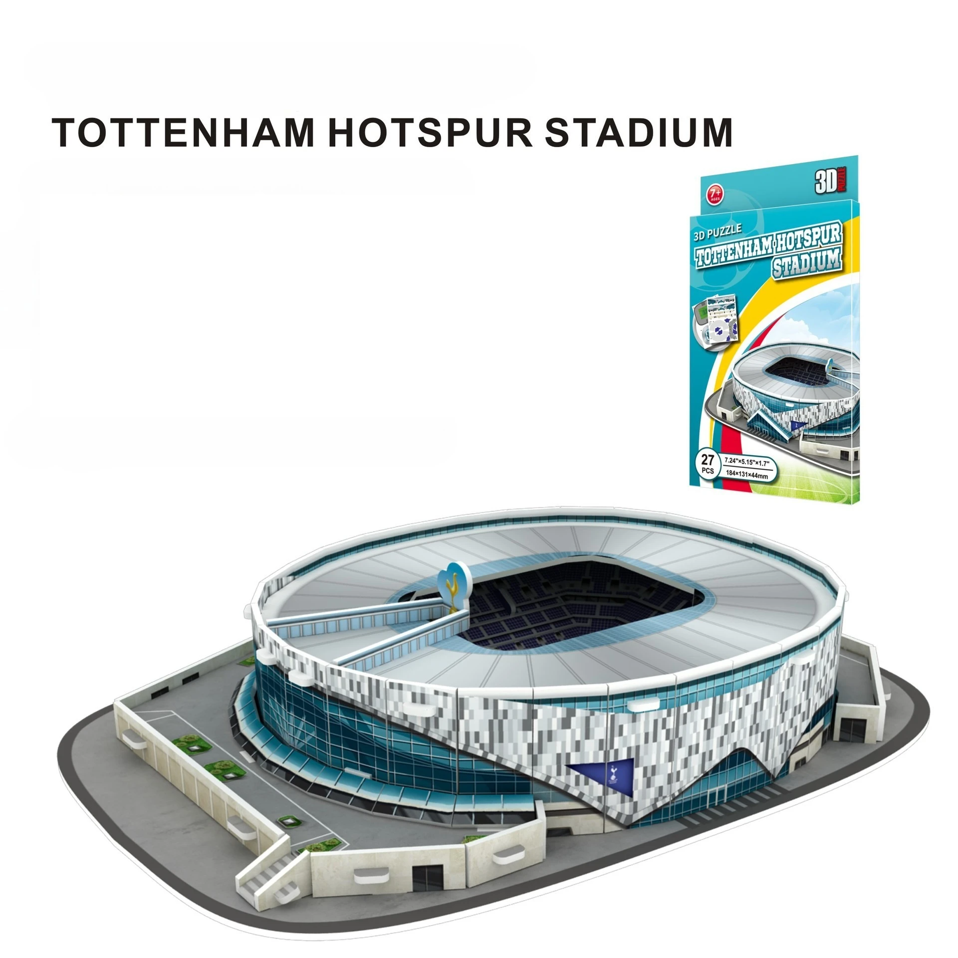 3D Stadium Puzzle Bernabeu Camp Nou Anfield Stadium League Football Stadium Model, Famous Buildings Children's 3d Puzzle Toys
