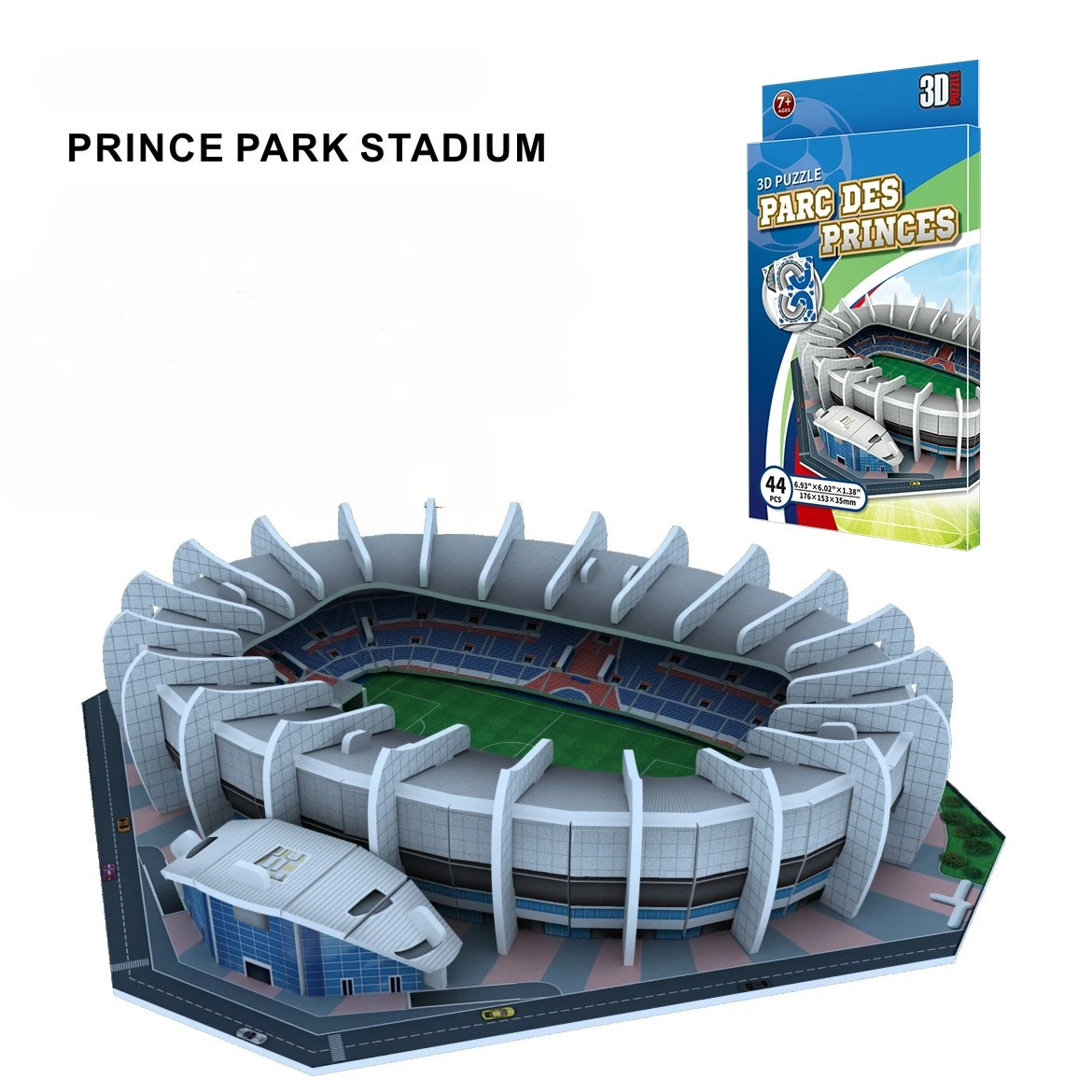 3D Stadium Puzzle Bernabeu Camp Nou Anfield Stadium League Football Stadium Model, Famous Buildings Children's 3d Puzzle Toys