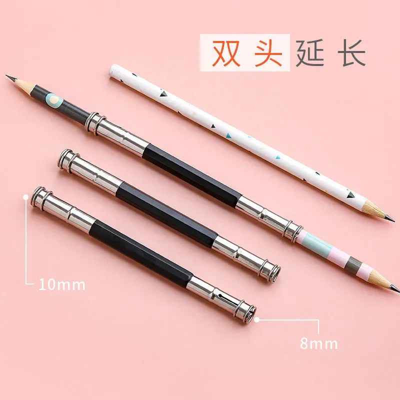 1/2/3pcs adjustable double/single headed pencil extension rack for sketching, school office painting, art and writing tools