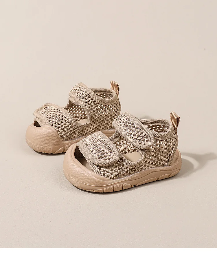 Baby Boy Sandals 2025 Summer Toddler Shoes Baby Girl Soft Flexible Sandals Newborn Infant Outdoor First Walkers