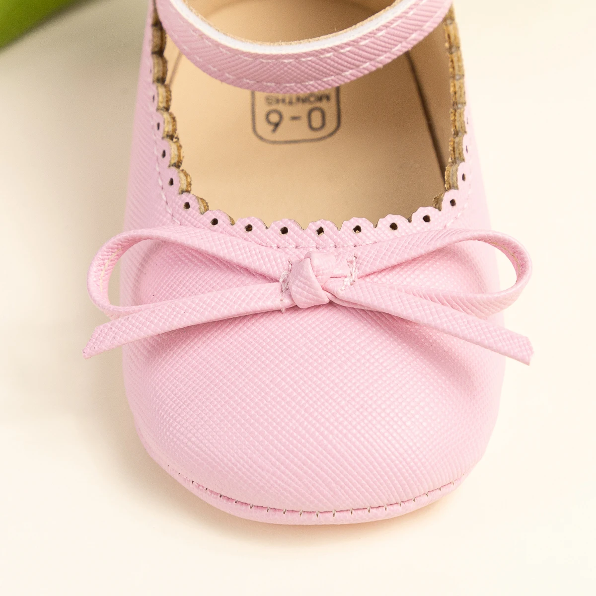 New Baby Shoes Girls' Soft-soled Leather Bowknot Party Princess Shoes Light Flat First Walkers Breathable and Anti-slip