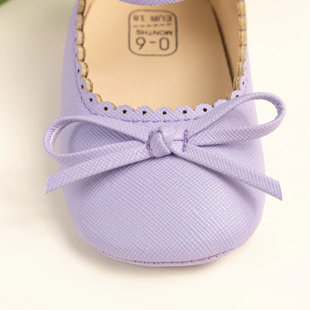 New Baby Shoes Girls' Soft-soled Leather Bowknot Party Princess Shoes Light Flat First Walkers Breathable and Anti-slip