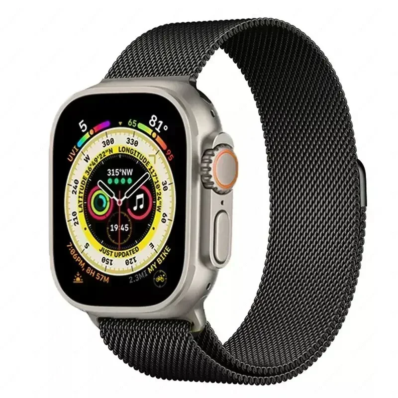 Milanese Strap For Apple Watch Ultra 2 49 46mm 42mm 44mm 40mm 45mm 41mm 38mm Bracelet For iWatch Series 10 9 3 6 5 SE 7 8 Strap