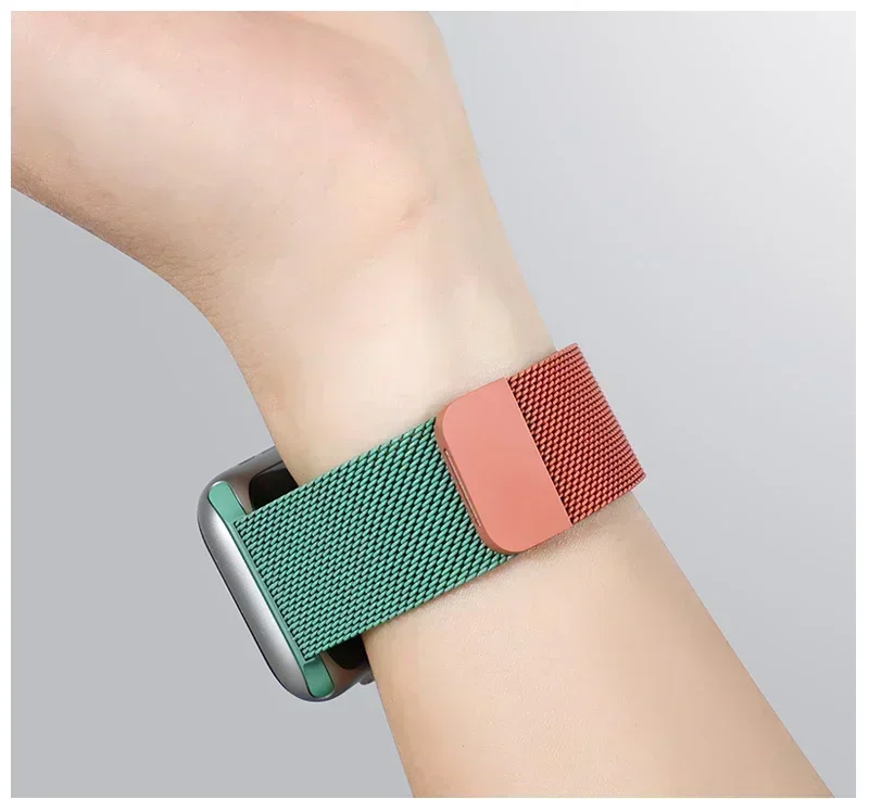 Milanese Strap For Apple Watch Ultra 2 49 46mm 42mm 44mm 40mm 45mm 41mm 38mm Bracelet For iWatch Series 10 9 3 6 5 SE 7 8 Strap