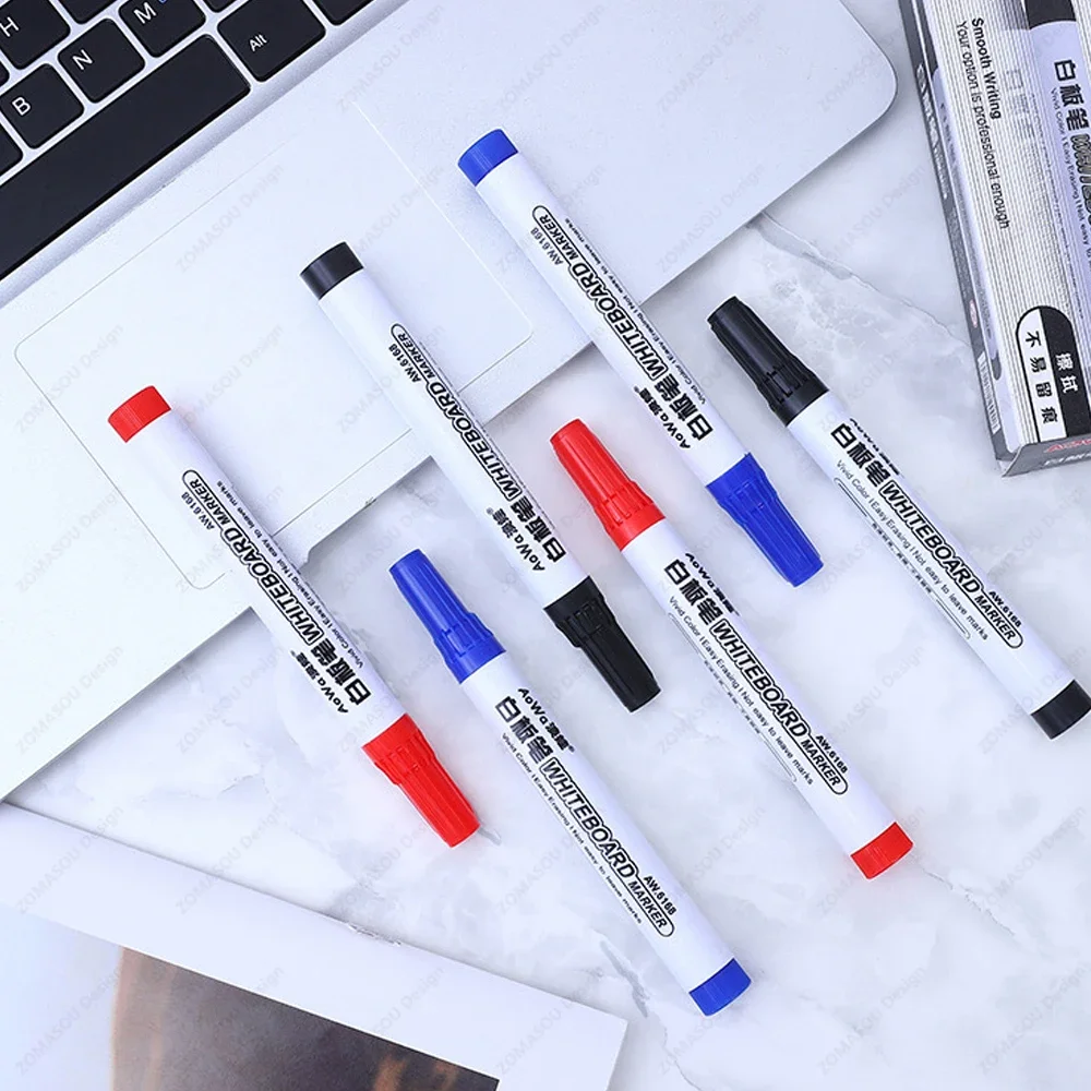 NeW!100-1pcs Erasable Whiteboard Marker Pen Teaching Chalk Blackboard Marker for Ceramics Glass Office School Art Stationery