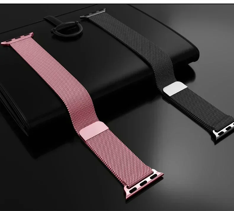 Milanese Strap For Apple Watch Ultra 2 49 46mm 42mm 44mm 40mm 45mm 41mm 38mm Bracelet For iWatch Series 10 9 3 6 5 SE 7 8 Strap