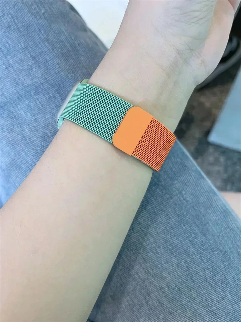 Milanese Strap For Apple Watch Ultra 2 49 46mm 42mm 44mm 40mm 45mm 41mm 38mm Bracelet For iWatch Series 10 9 3 6 5 SE 7 8 Strap
