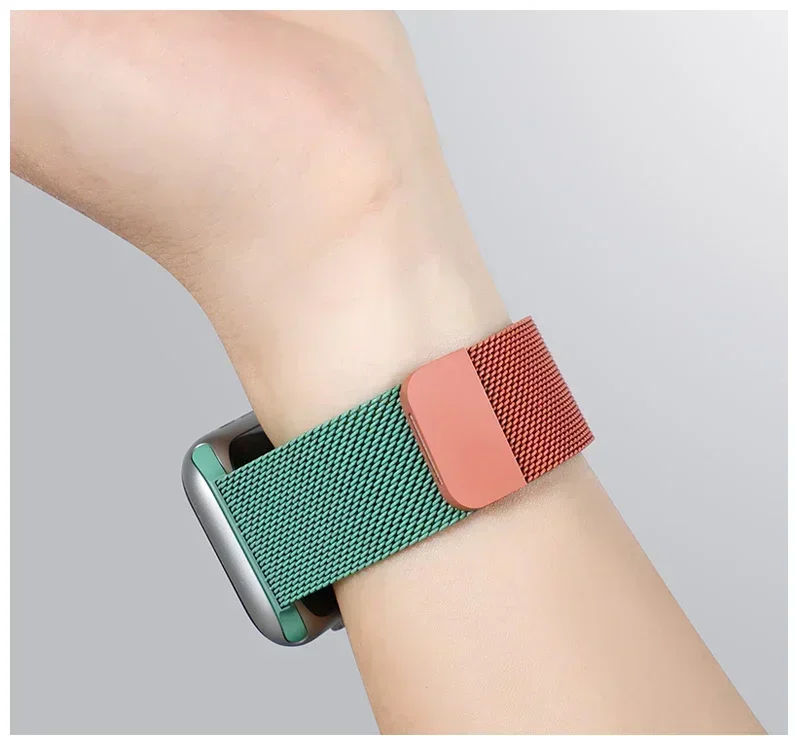 Milanese Strap For Apple Watch Ultra 2 49 46mm 42mm 44mm 40mm 45mm 41mm 38mm Bracelet For iWatch Series 10 9 3 6 5 SE 7 8 Strap