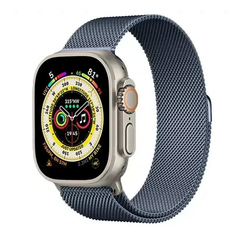 Milanese Strap For Apple Watch Ultra 2 49 46mm 42mm 44mm 40mm 45mm 41mm 38mm Bracelet For iWatch Series 10 9 3 6 5 SE 7 8 Strap