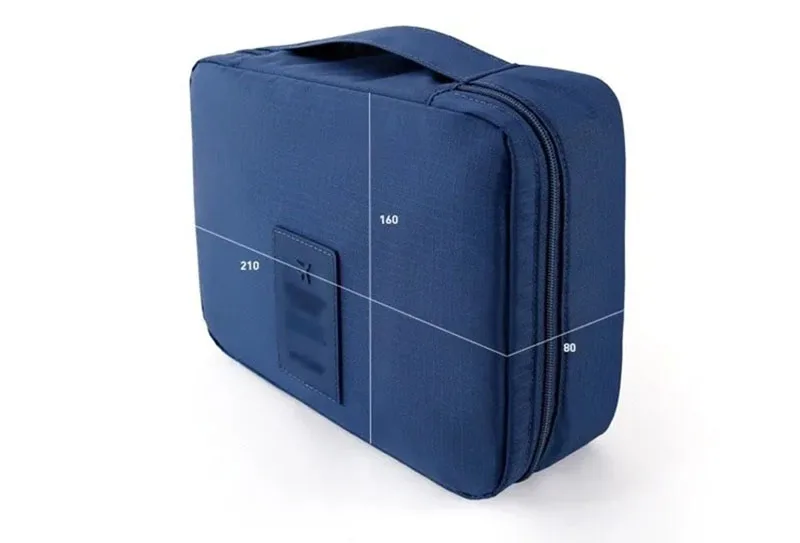 Girls Portable Travel Makeup Bag Waterproof Multi Compartment Multifunctional Cosmetic Make Up Toiletry Organizer for Women