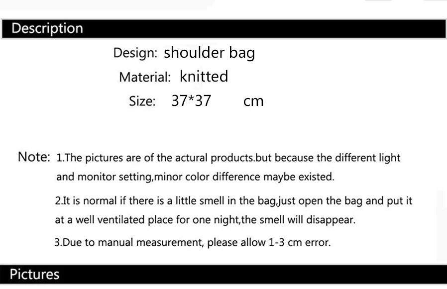 Solid Color Knitting Shoulder Bag Large Capacity Bohemian Crochet Backpack Hollow Out Versatile Beach Travel Tote Bag For Women