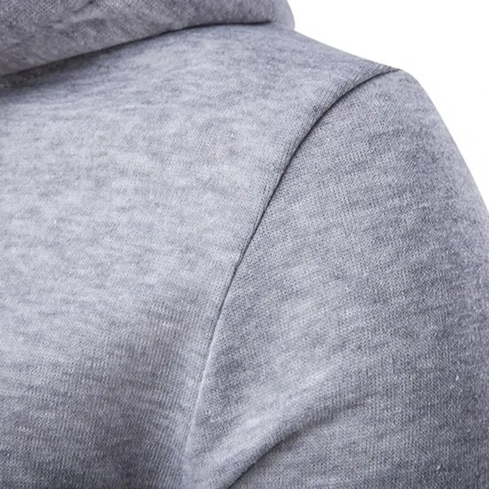 Men's Fashion Fleece Loose Casual Zipper Hoodie Suitable for Spring and Autumn Wear