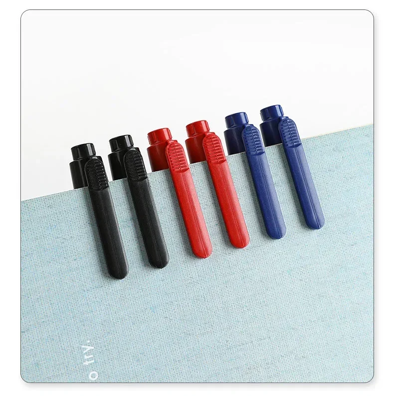 10Pcs Double Tip Permanent Markers Pens Waterproof Oily Fine Tip Black Painting Marker Graffiti Marking Pens School Supplies