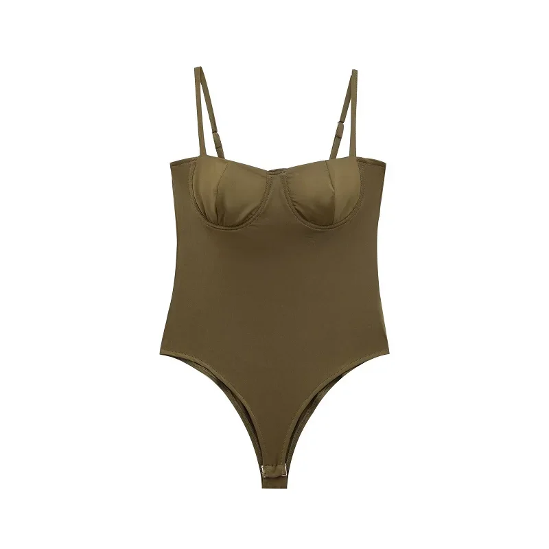 MUJER 2025 Women's Bodysuit Sexy Corset Bodys for Women Satin Backless Bodysuit Women One Pieces Jumpsuits for Women Lingerie
