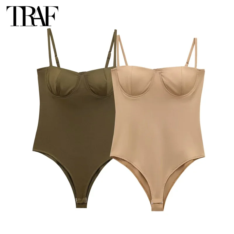 MUJER 2025 Women's Bodysuit Sexy Corset Bodys for Women Satin Backless Bodysuit Women One Pieces Jumpsuits for Women Lingerie