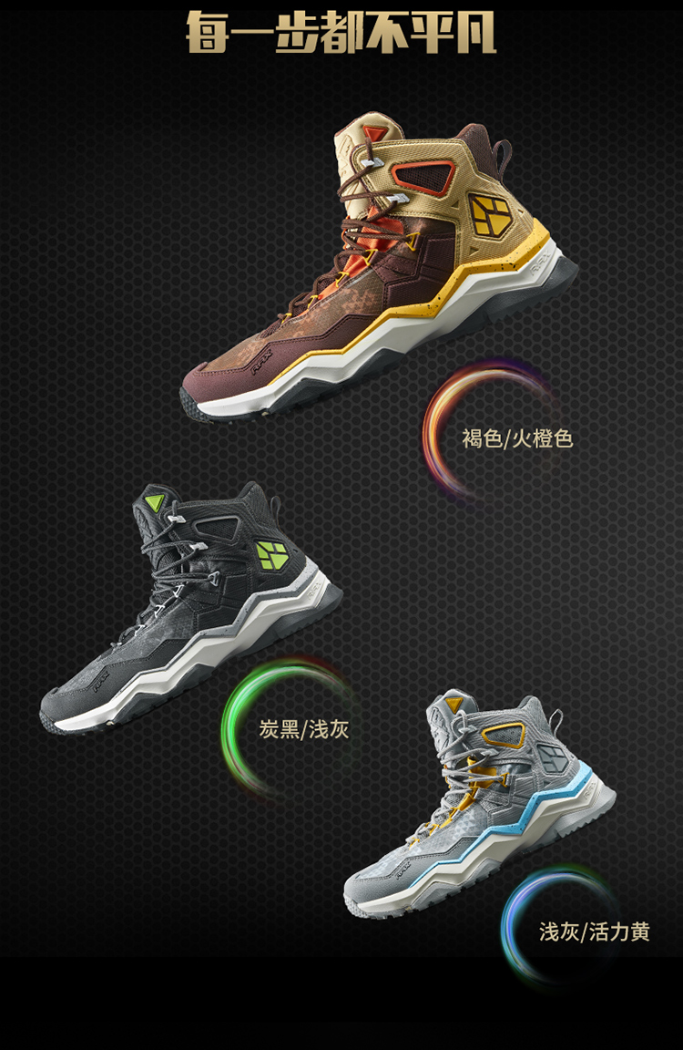 RAX winter men's and women's hiking shoes snow boots waterproof leather sports shoes super warm men's boots outdoor work shoes