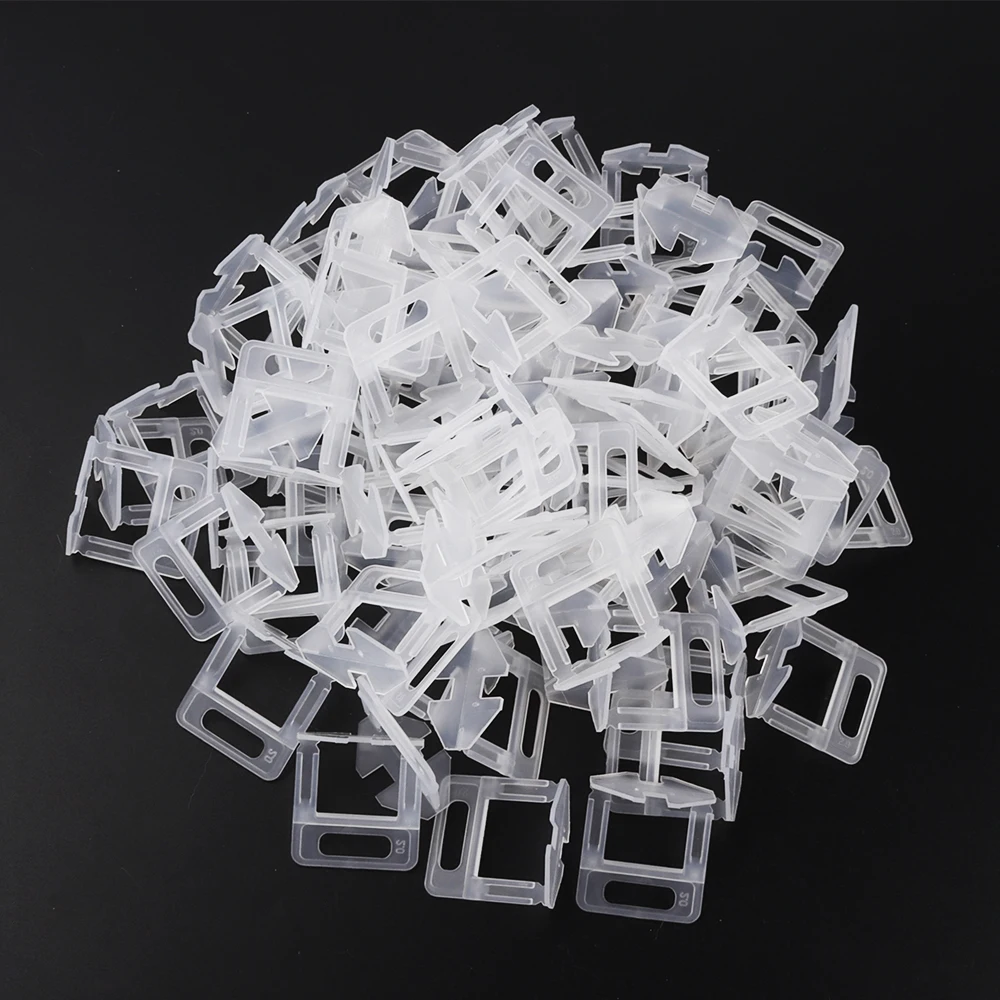 701PCS Tile Leveling System Laying Level Wedges Alignment Spacers Leveler Locator Spacers Flooring Wall level 1/1.5/2/2.5/3mm