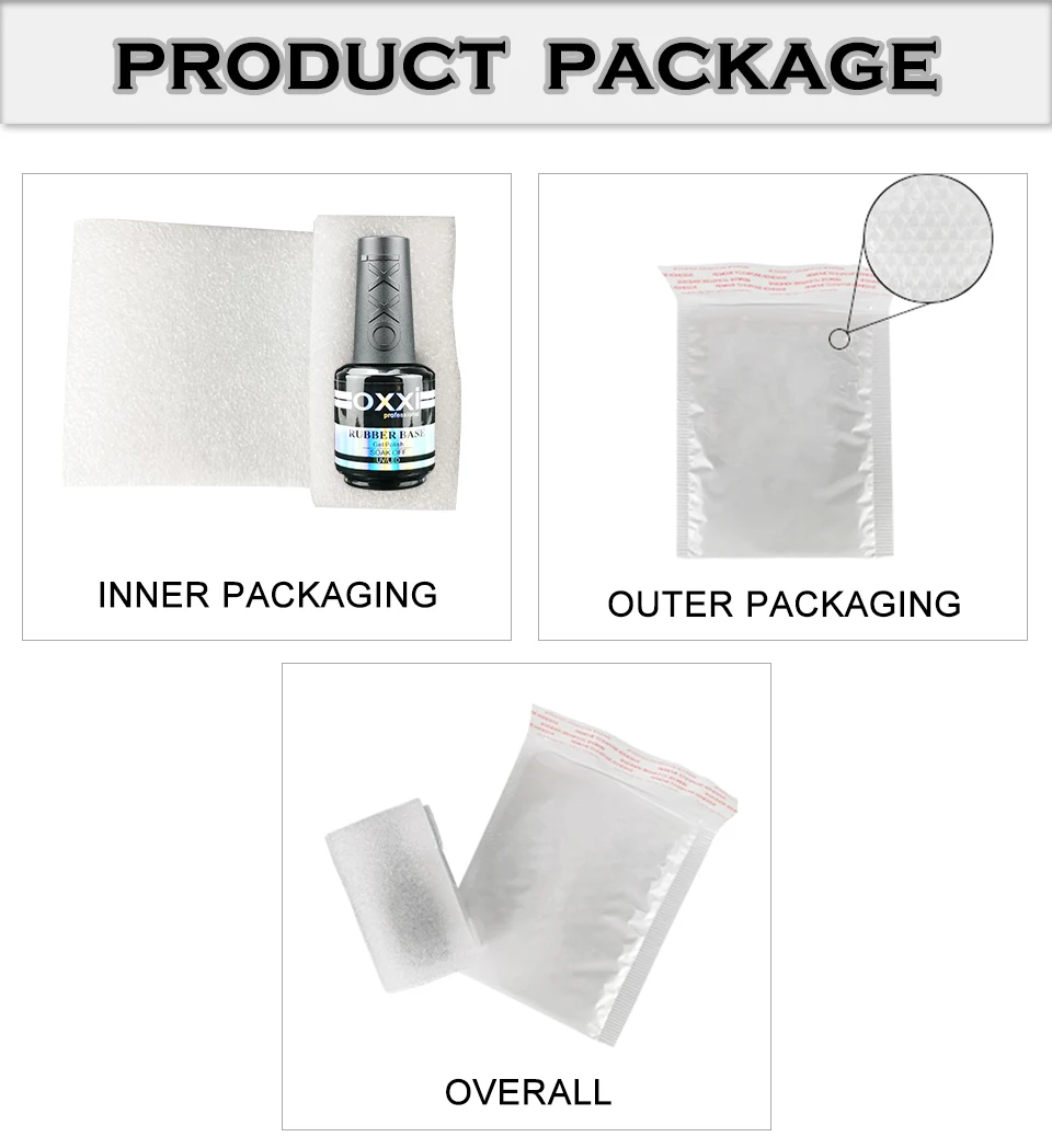 OXXI Basis Base and Top Coat for Gel Varnish 15ml Semipermanent Nail Polish UV Matte Top Manicure Acid-free Primer Rubber Gellac