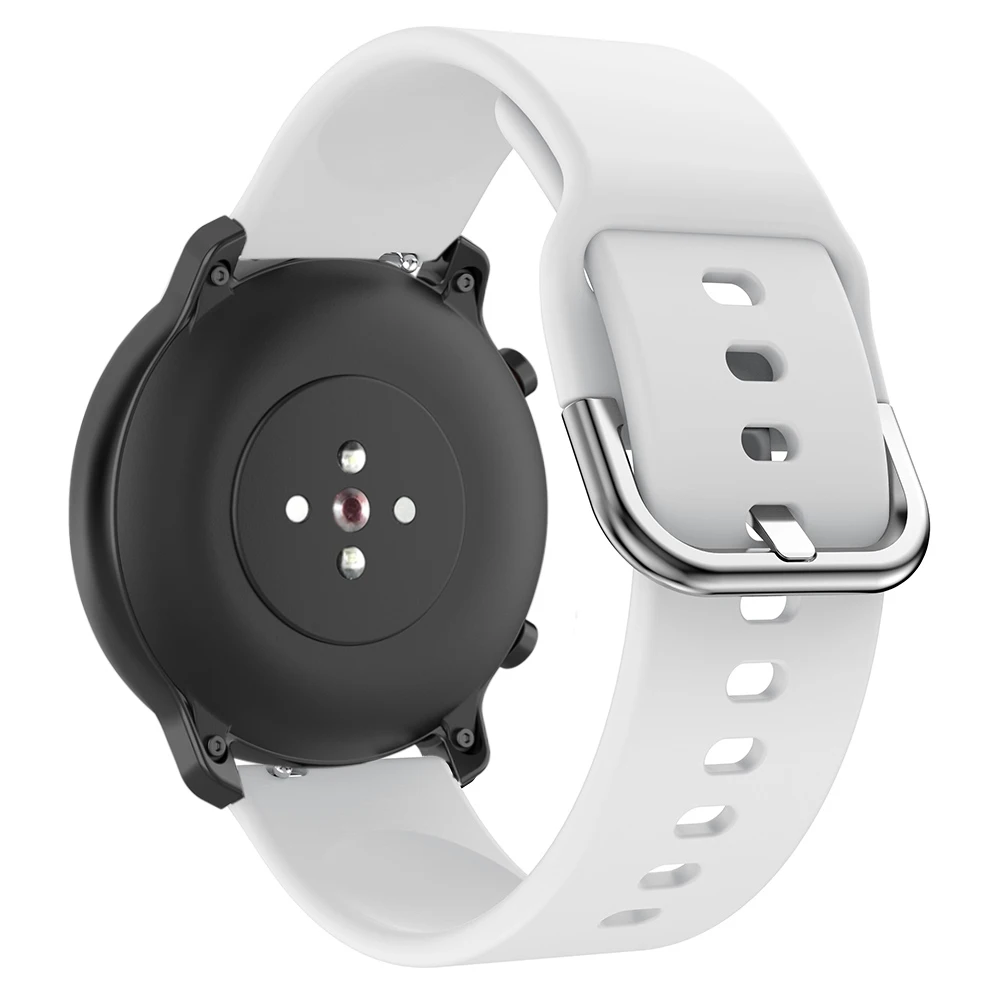 20mm 22mm Watchstrap band For Amazfit Bip U Pro / Bip S Lite /Amazfit Stratos 3 2 2s pace Strap Sport Silicone Smart Wristbands