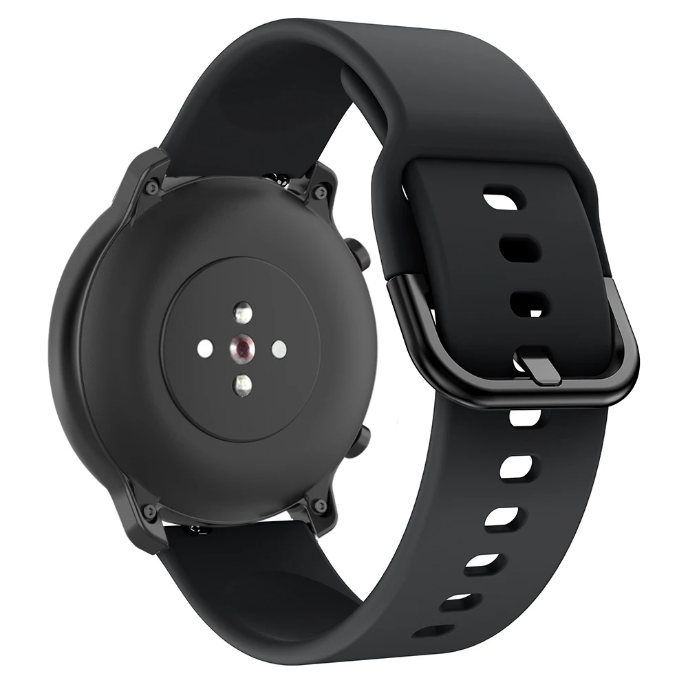 20mm 22mm Watchstrap band For Amazfit Bip U Pro / Bip S Lite /Amazfit Stratos 3 2 2s pace Strap Sport Silicone Smart Wristbands