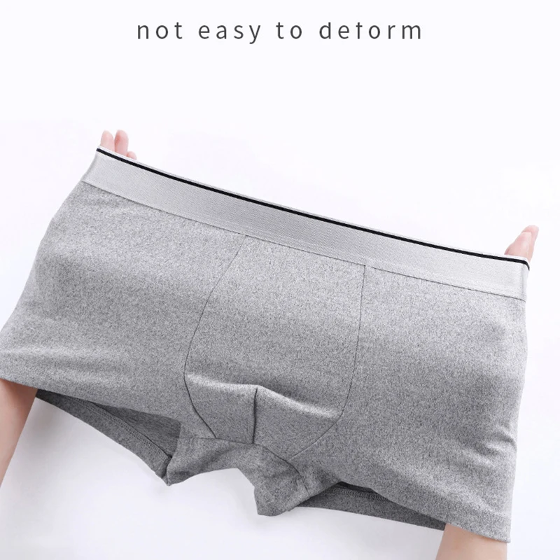 New Men's Underwears Men Panties Boxers Breathable Sexy Male Boxer Solid Underpants Comfortable Plus Size Mens Underwear Boxers
