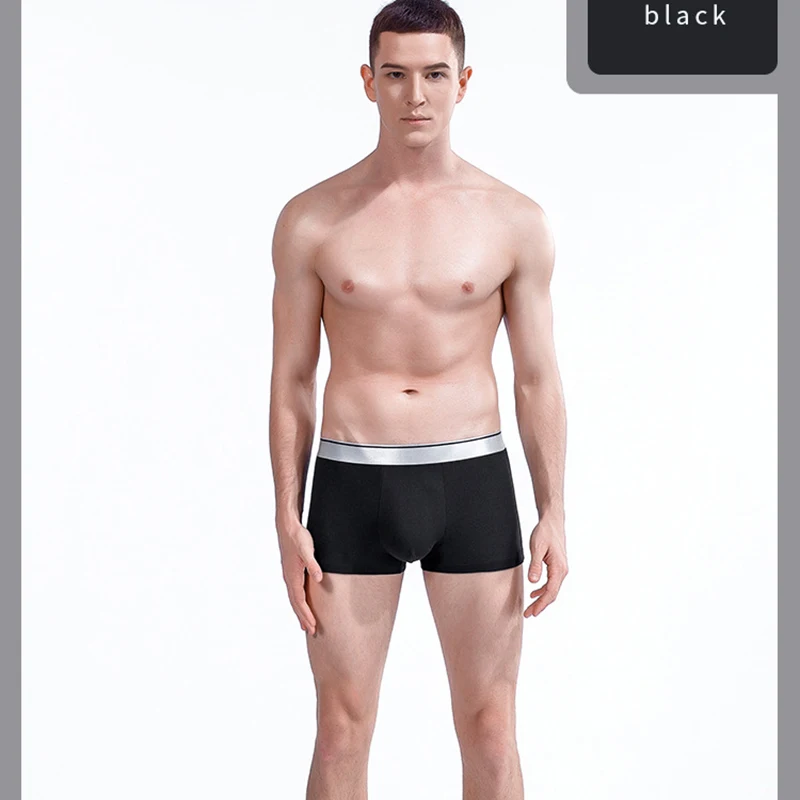 New Men's Underwears Men Panties Boxers Breathable Sexy Male Boxer Solid Underpants Comfortable Plus Size Mens Underwear Boxers