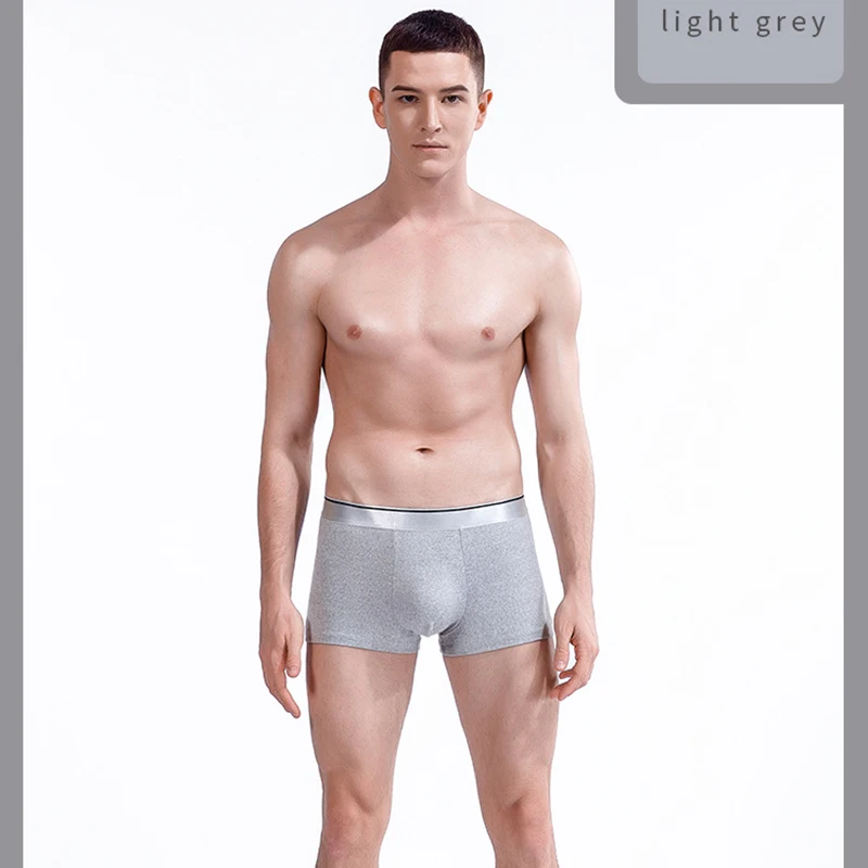 New Men's Underwears Men Panties Boxers Breathable Sexy Male Boxer Solid Underpants Comfortable Plus Size Mens Underwear Boxers