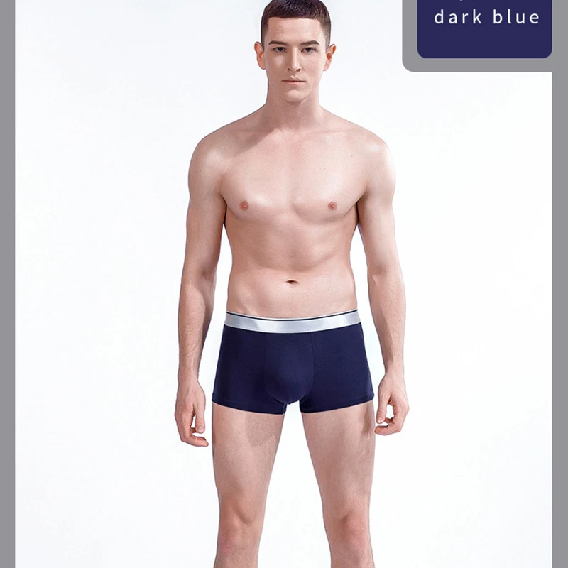New Men's Underwears Men Panties Boxers Breathable Sexy Male Boxer Solid Underpants Comfortable Plus Size Mens Underwear Boxers