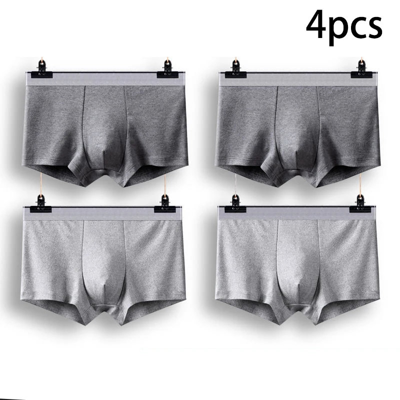 New Men's Underwears Men Panties Boxers Breathable Sexy Male Boxer Solid Underpants Comfortable Plus Size Mens Underwear Boxers