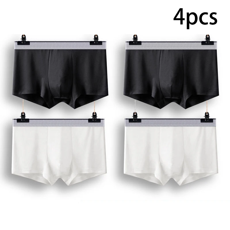 New Men's Underwears Men Panties Boxers Breathable Sexy Male Boxer Solid Underpants Comfortable Plus Size Mens Underwear Boxers