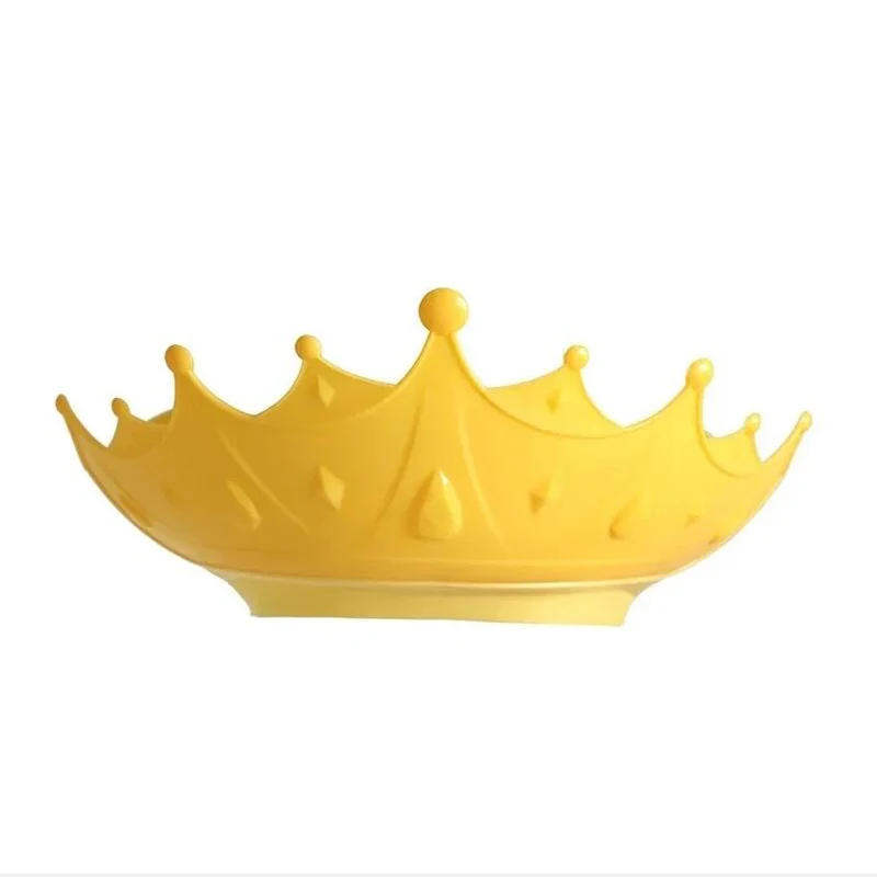 Baby Shower Cap Waterproof Shampoo Hat for Children Shower Toddler Protect Ears Eyes Girl Boy Adjustable Silicone Bathing Crown