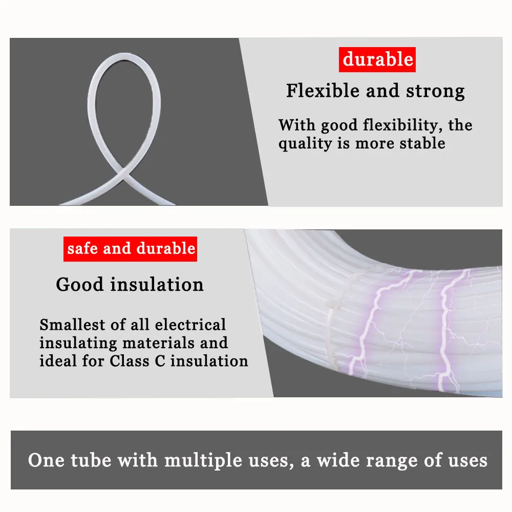 3D Printer Parts 1-3Meter Bowden Extruder PTFE Tube Pipe for V5 V6 J-head Hotend 1.75/3.0mm Filament and CR10 Ender-3 3D Priner