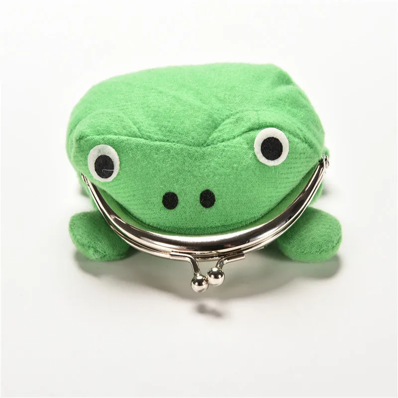 Frog Wallet Anime Cartoon Wallet Coin Purse Manga Flannel Wallet Cute Purse Coin Holder