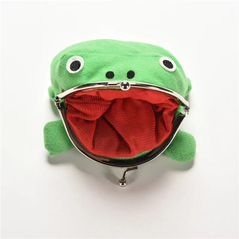 Frog Wallet Anime Cartoon Wallet Coin Purse Manga Flannel Wallet Cute Purse Coin Holder