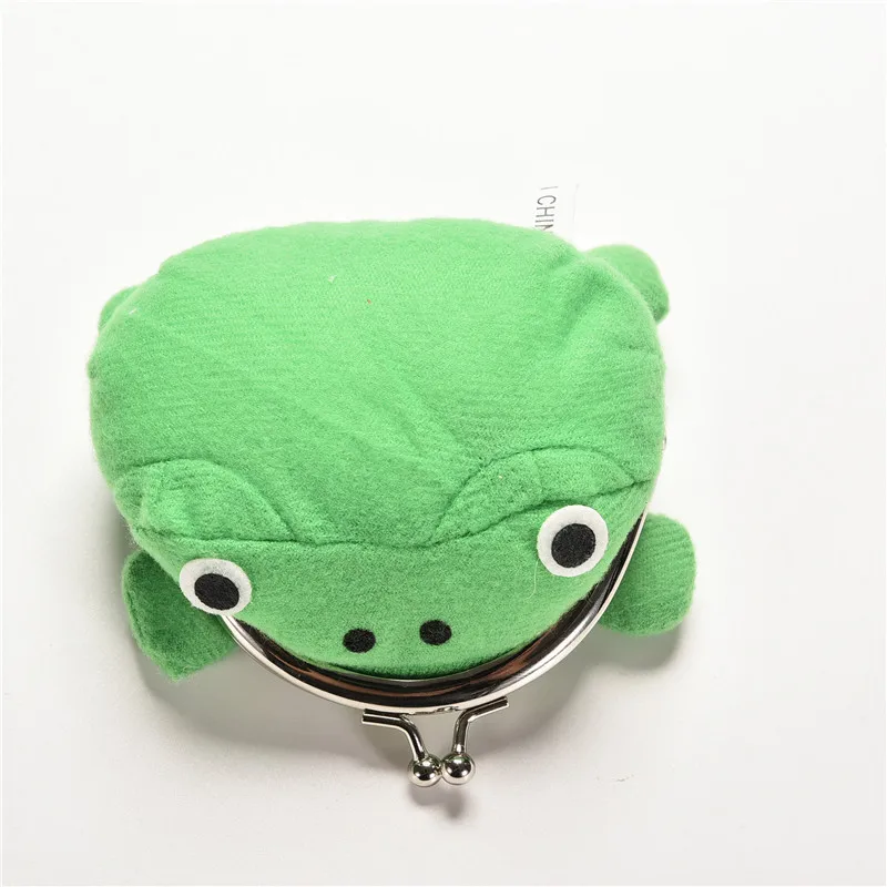 Frog Wallet Anime Cartoon Wallet Coin Purse Manga Flannel Wallet Cute Purse Coin Holder